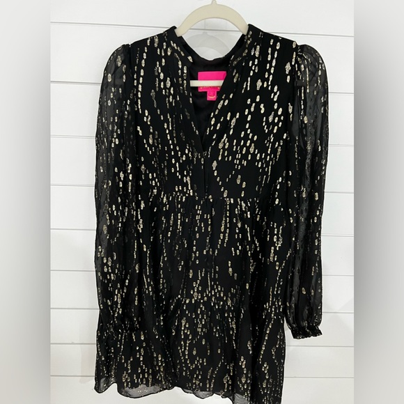 Lilly Pulitzer Dresses Lilly Pulitzer Winona Long Sleeve Silk Swing